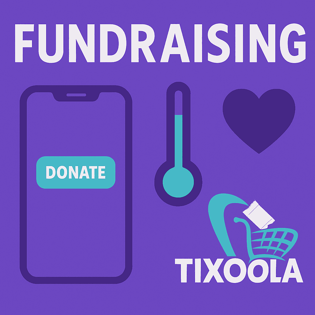 Tixoola direct donations preview – tiers, goals, and mobile giving